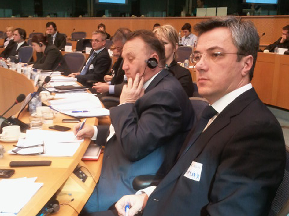 Drugog dana seminara u Briselu o organiziranom kriminalu izlagao zamjenik predsjedavajućeg Doma naroda PSBiH Ognjen Tadić